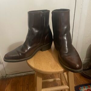 Laredo Dark Brown Leather Men's Boots